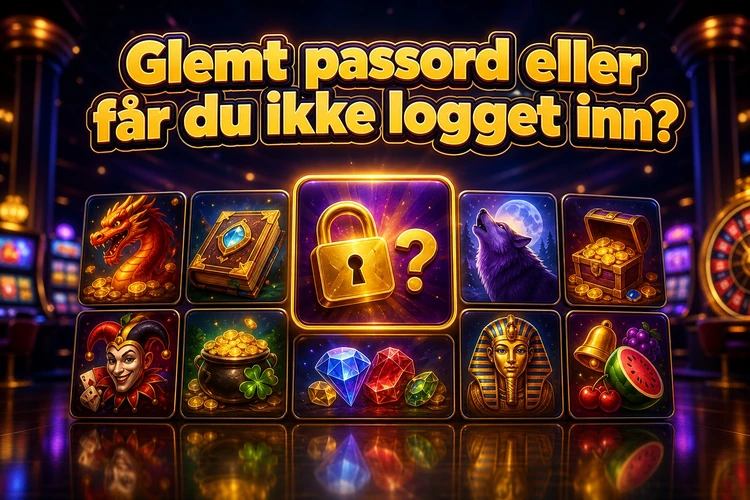 Glemt passord eller får du ikke logget inn?