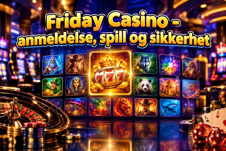Friday Casino - anmeldelse, spill og sikkerhet