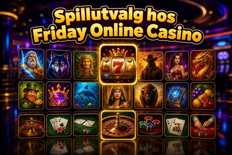 Spillutvalg hos Friday Online Casino
